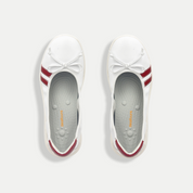 Balance Rouched Stripe Ballerina